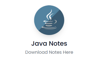 Java Notes